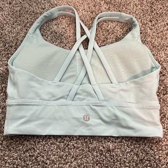 Lululemon Energy sports bra size, 4, baby blue - Picture 2 of 2